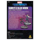 Marvel Crisis Protocol Hawkeye and Black Widow Miniatures - Models