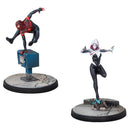 Marvel Crisis Protocol SpiderMan and GhostSpider Pack Miniatures - Models