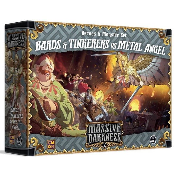 Massive Darkness 2 Bards and Tinkerers vs Metal Angel Board Games - New