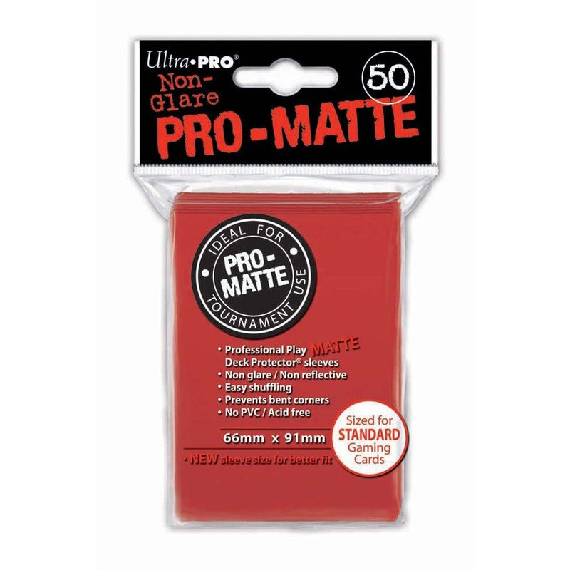 Matte Deck Protector 50ct Accessories - Card Game - Sleeves