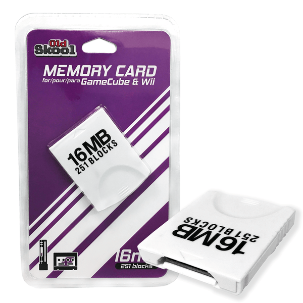 Memory Card 16MB for Gamecube and Wii Accessories - Video Game - Memory Cards