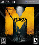 Metro: Last Light (PS3) Video Games - Games - PS3