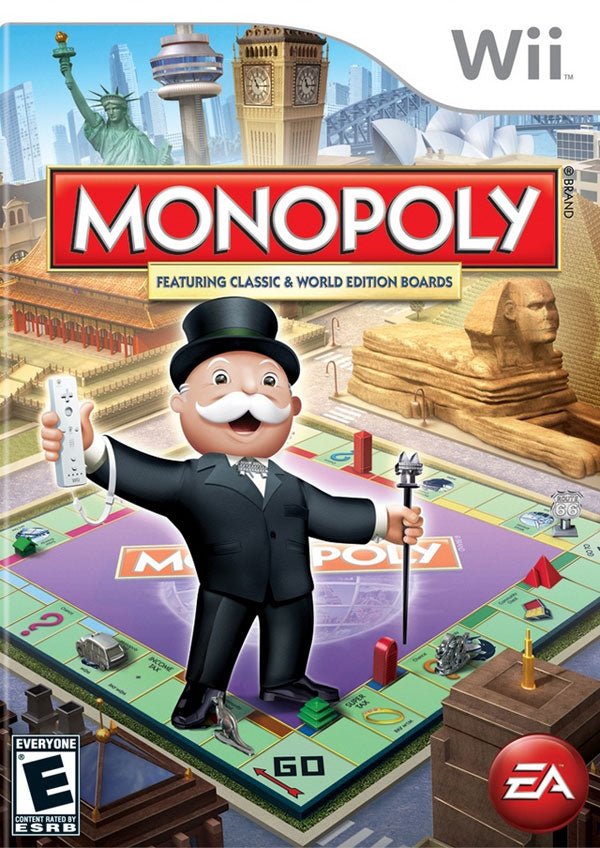 Monopoly (WII) Video Games - Games - Wii