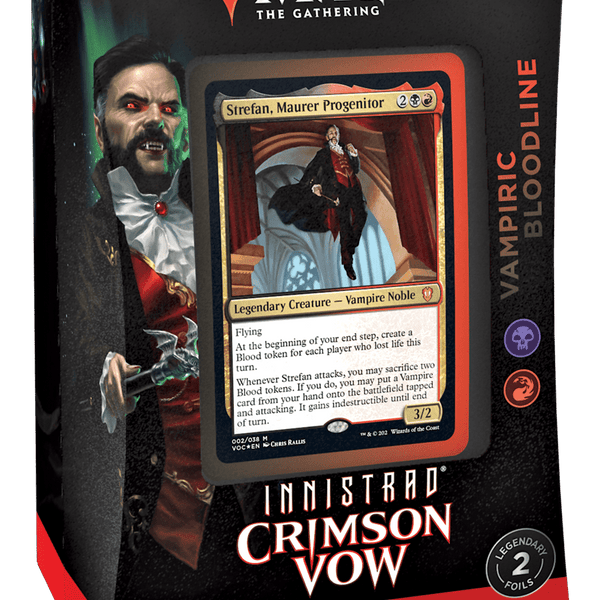 mtg commander decks crimson vow Bundle of 4 Magic: The Gathering Innistrad: Crimson Vow Commander Decks