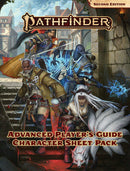 Pathfinder 2nd Ed: Advanced Player Guide Character Sheet Pack RPG - New