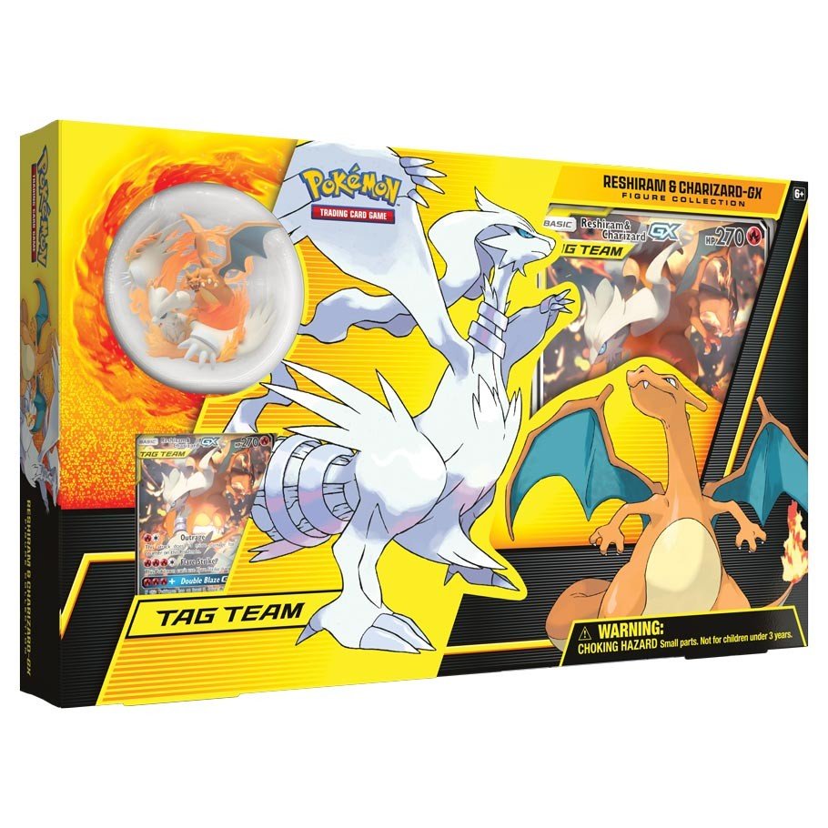 Pokemon TCG: Reshiram and Charizard GX Figure Collection - Card Games -  Collectible - TCG New