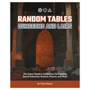 Random Tables Dungeons and Lairs RPG - New
