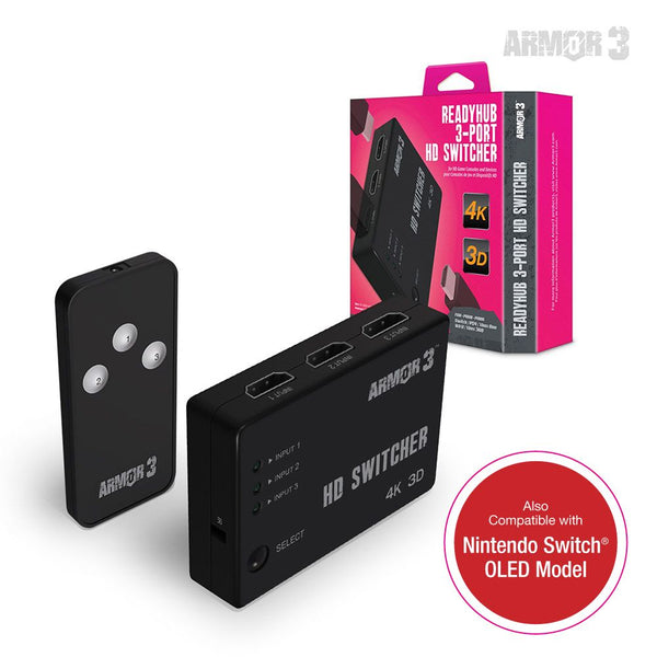 ReadyHub 3 Port HD Switcher Accessories - Video Game - Cables & Adapters - Misc