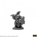 Reaper Bones Black: Dark Dwarf Cleaver 44139 RPG - Miniatures