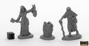 Reaper Bones Black: Dreadmere Townsfolk: Fishwife & Crone 44033 RPG - Miniatures