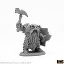 Reaper Bones Black: Enlarged Dark Dwarf Smiter 44109 RPG - Miniatures