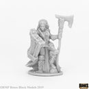 Reaper Bones Black: Jade Fire Chieftain 44088 RPG - Miniatures