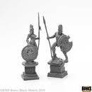 Reaper Bones Black: Living Statues (Stone) (2) 44127 RPG - Miniatures