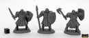 Reaper Bones Black: Maggotcrown Men at Arms (3) 44034 RPG - Miniatures