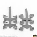 Reaper Bones Black: Modern Accessories (Gas Cans & Pylons) 49010 RPG - Miniatures