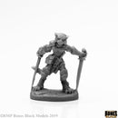 Reaper Bones Black: Shadoweyes, Catfolk Rogue 44118 RPG - Miniatures