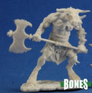 Reaper Bones: Bloodhoof, Minotaur Barbarian 77251 RPG - Miniatures