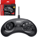 SEGA Genesis 6 - button Arcade Pad Accessories - Video Game - Controller - New