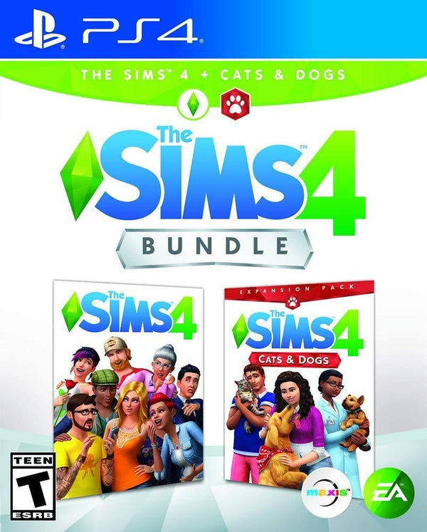 Sims 4 Bundle: Sims 4 and Cats & Dogs Video Games - Games - PS4