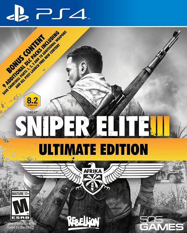 Sniper Elite III Ultimate Edition Video Games - Games - PS4