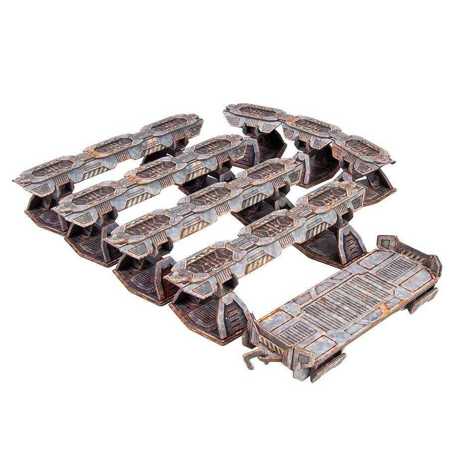 TinkerTurf sci-Fi: MagLev Rail & Car - Abandoned Theme - Miniatures ...