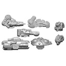 Warcaster: Neo - Mechanika - Aeternus Continuum Weapon Pack: Scourge B (metal) Miniatures - Models
