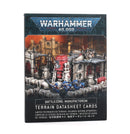 Warhammer 40K Battlezone Manufactorum - Terrain Datasheet Cards Miniatures - Rules