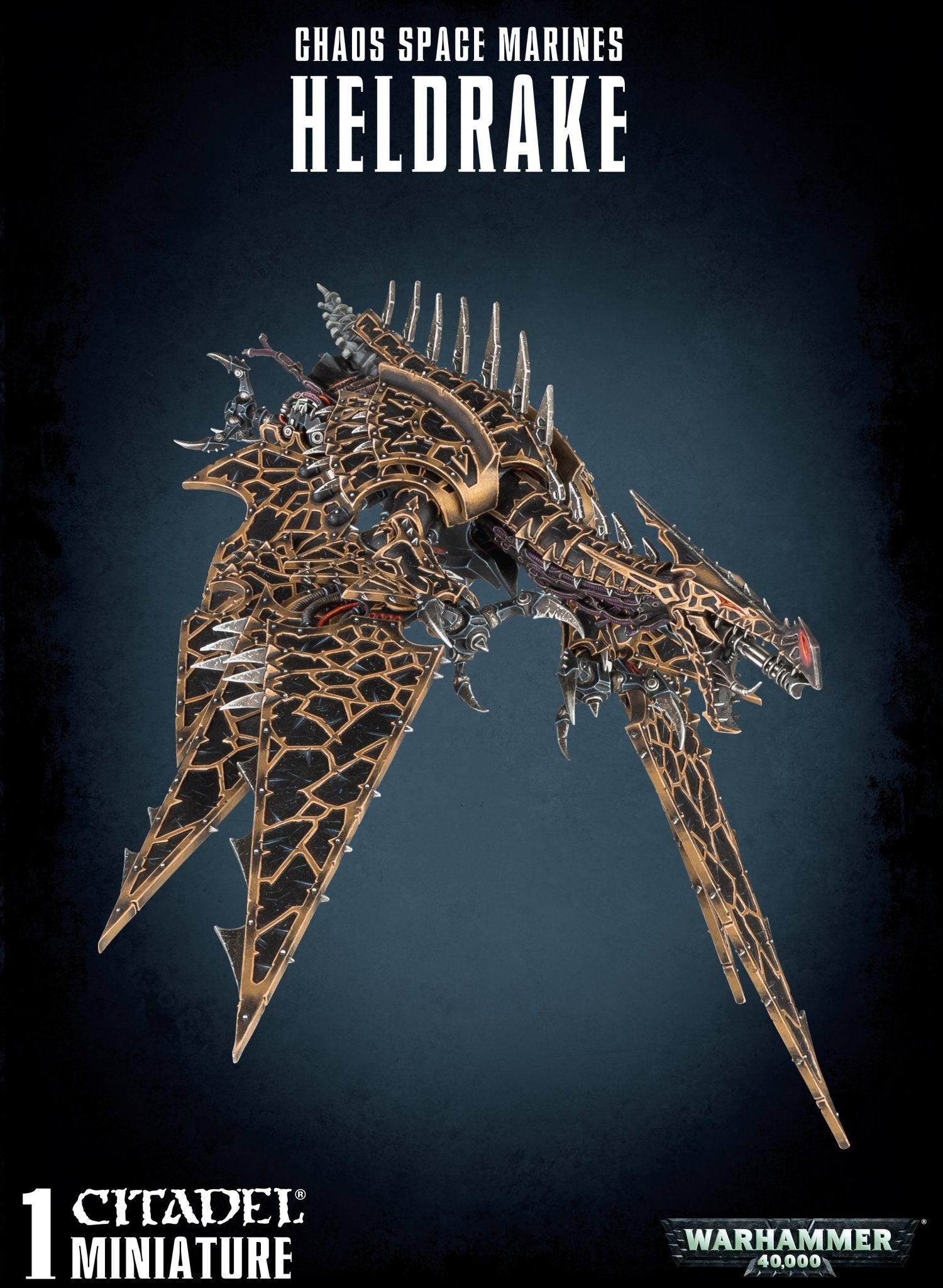 Warhammer 40K Chaos Space Marines Heldrake - Miniatures - Models ...