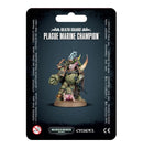 Warhammer 40K Death Guard Plague Marine Champion Miniatures - Models