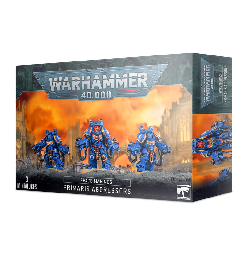 Warhammer 40K Space Marines Primaris Aggressors Miniatures - Models