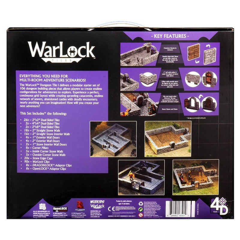 WarLock Tiles: Dungeon Tiles I RPG - Miniatures