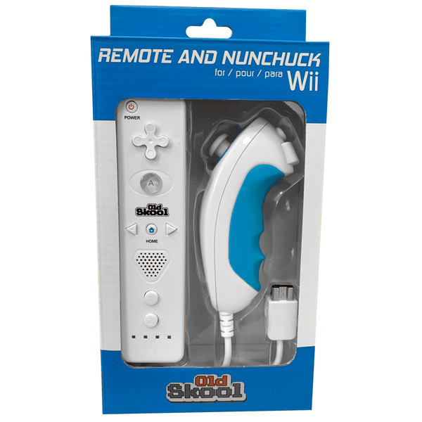 Wii Remote and Nunchuck Combo for Wii/WiiU Accessories - Video Game - Controller - New